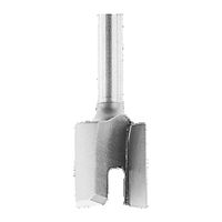 Fresa 1/4"" Escople 1/2"" 2 Filo Altura 3/4"" Makita D-69222