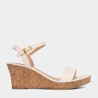 Sandalias Casual Footloose Mujeres Flk-003 Lugano Pu Nude