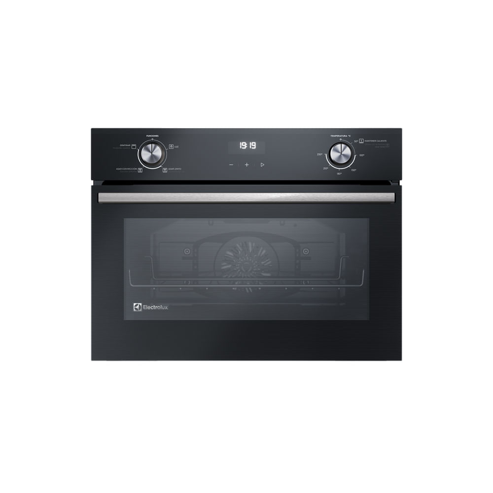 Horno Convección Negro Empotrable compacto Eléctrico Electrolux 50L¹ Efficient con PerfectCook360 (OE4EH)