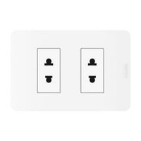 Tomacorriente Universal Doble Blanco Matix Go Bticino