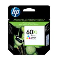 Tinta Hp Cc644wl (60xl) Tricolor (440 Pag)