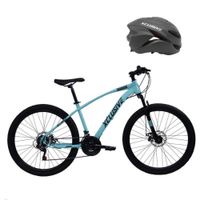 BICICLETA ACERO XCLUSIVE ARO 26 T/N + CASCOS XCLUSIVE URBANO NEGRO M