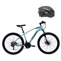 BICICLETA ACERO XCLUSIVE ARO 26 T/N + CASCOS XCLUSIVE MTB NEGRO M