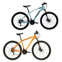 BICICLETA ACERO XCLUSIVE ARO 26 T/N + BICICLETA ALUMINIO XCLUSIVE ARO 29 N/N FRENO DE DISCO HIDRAULI