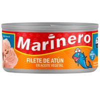 Filete de Atún en Aceite Vegetal MARINERO Lata 140g
