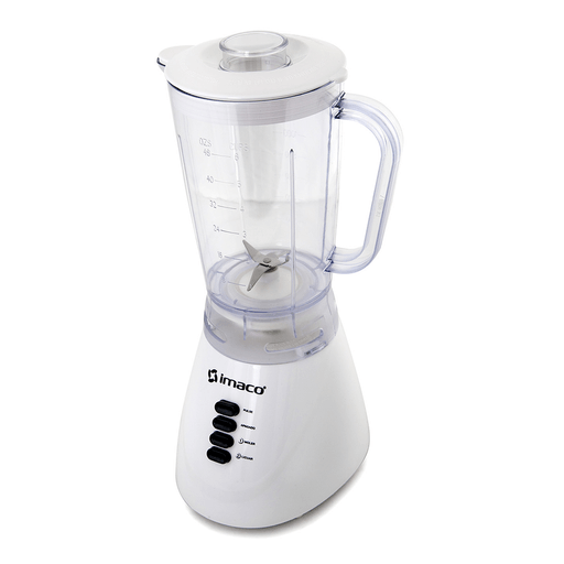Licuadora Imaco 1.25L con Vaso Acrílico BL4125 – Blanco (oferta)