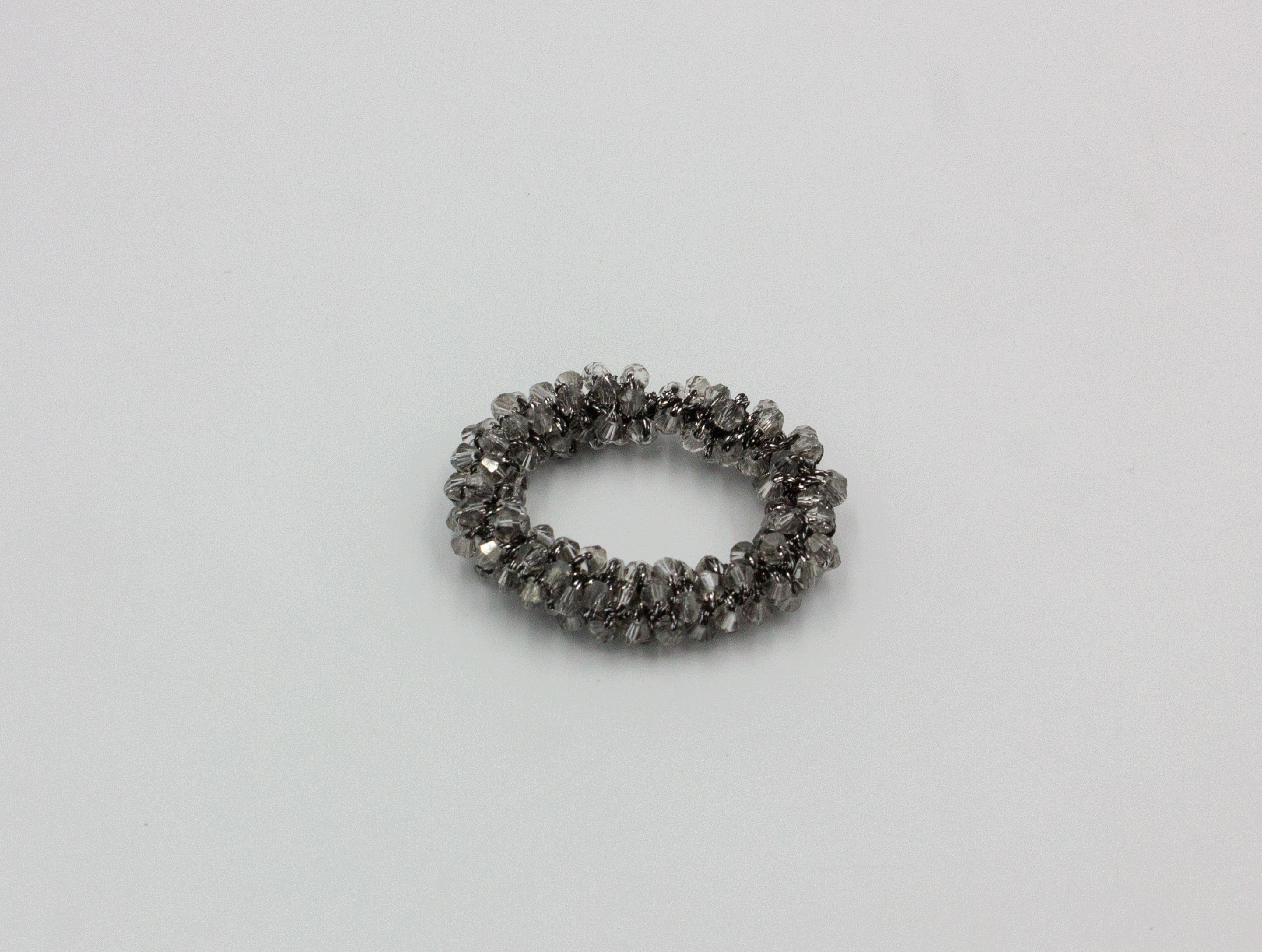 Scrunchie Pulsera Gris