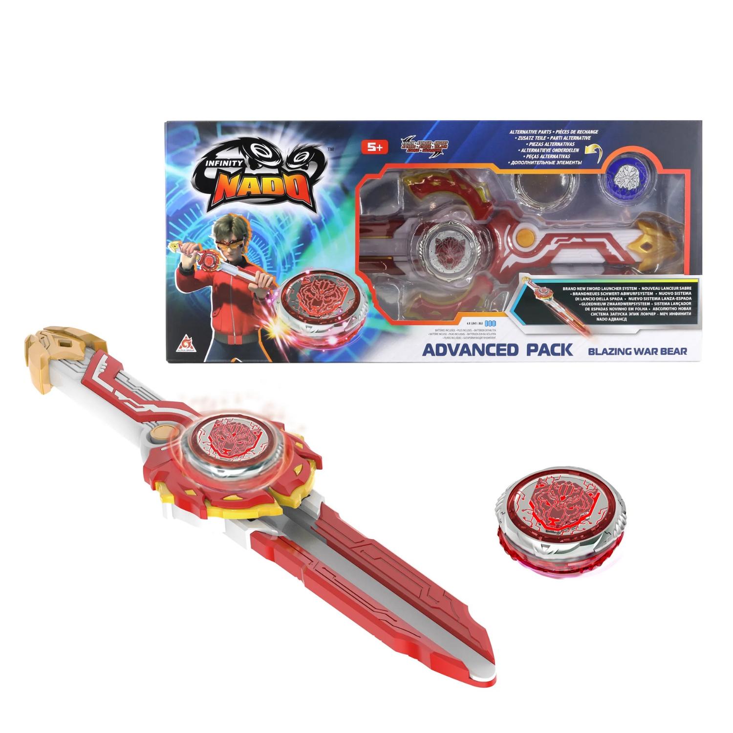 Lanzador Infinity Nado S6 Advanced Pack Rojo