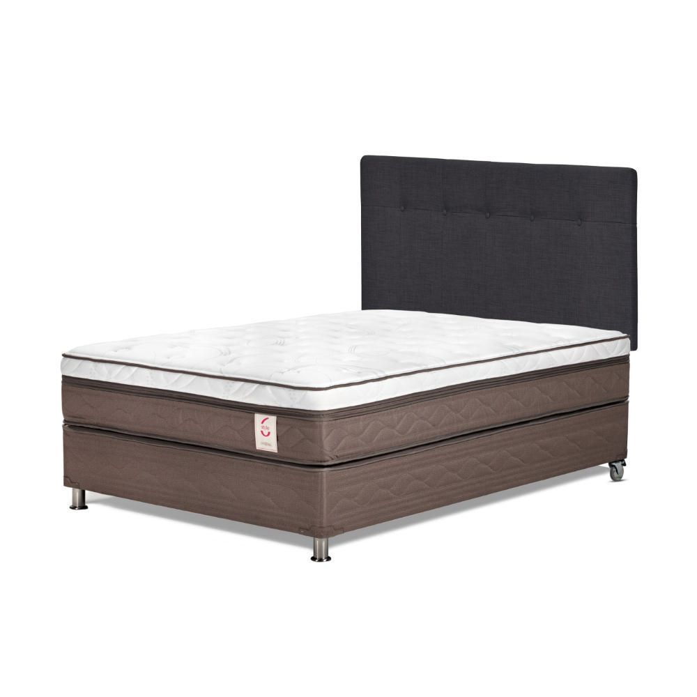 Box Tarima New Style 6 2 Plazas New Bennet Grafito