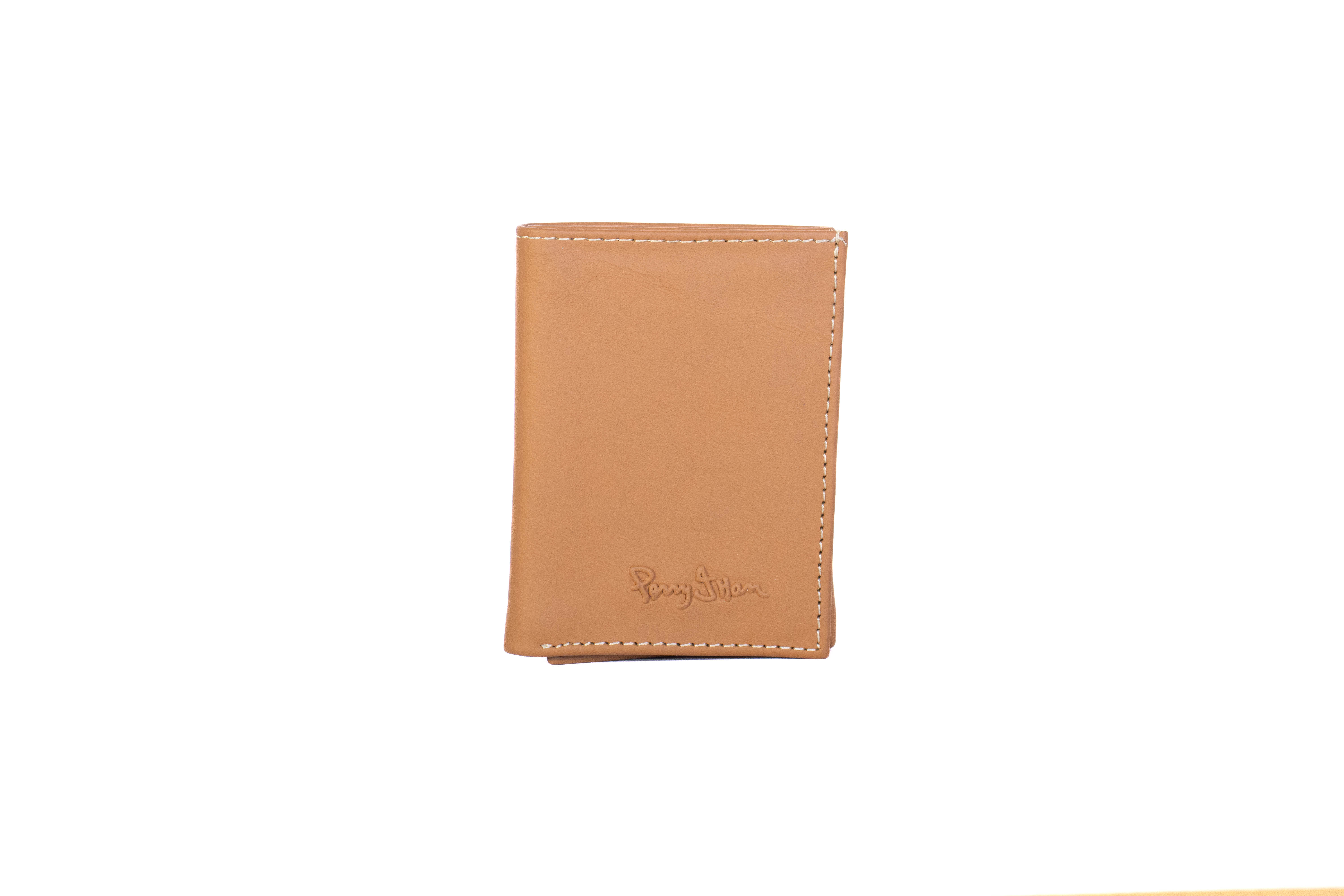 Billetera MINI de caballero PERRY JHAN BC-4032 Crema