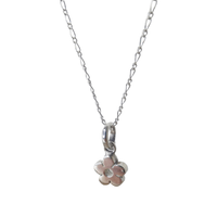 Collar Plata ZEFORA flor mujer moda actual