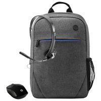 Kit Perifericos HP Headset + Mouse + Mochila