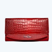 Billetera de Dama PERRY JHAN SD-6035 Rojo Cocodrilo