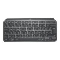 Teclado Logitech Mx Keys Mini Multi-device Bt Iluminado Negro