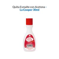 Quita Esmalte con Acetona Fresa 30ml - La Cooper