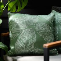 Cojín Decorativo de Terraza Tropical 2 45x45cm Verde Orange