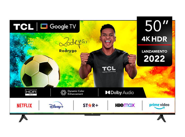 TELEVISOR TCL UHD 4K 50"" SMART TV 50P635 GOOGLE TV