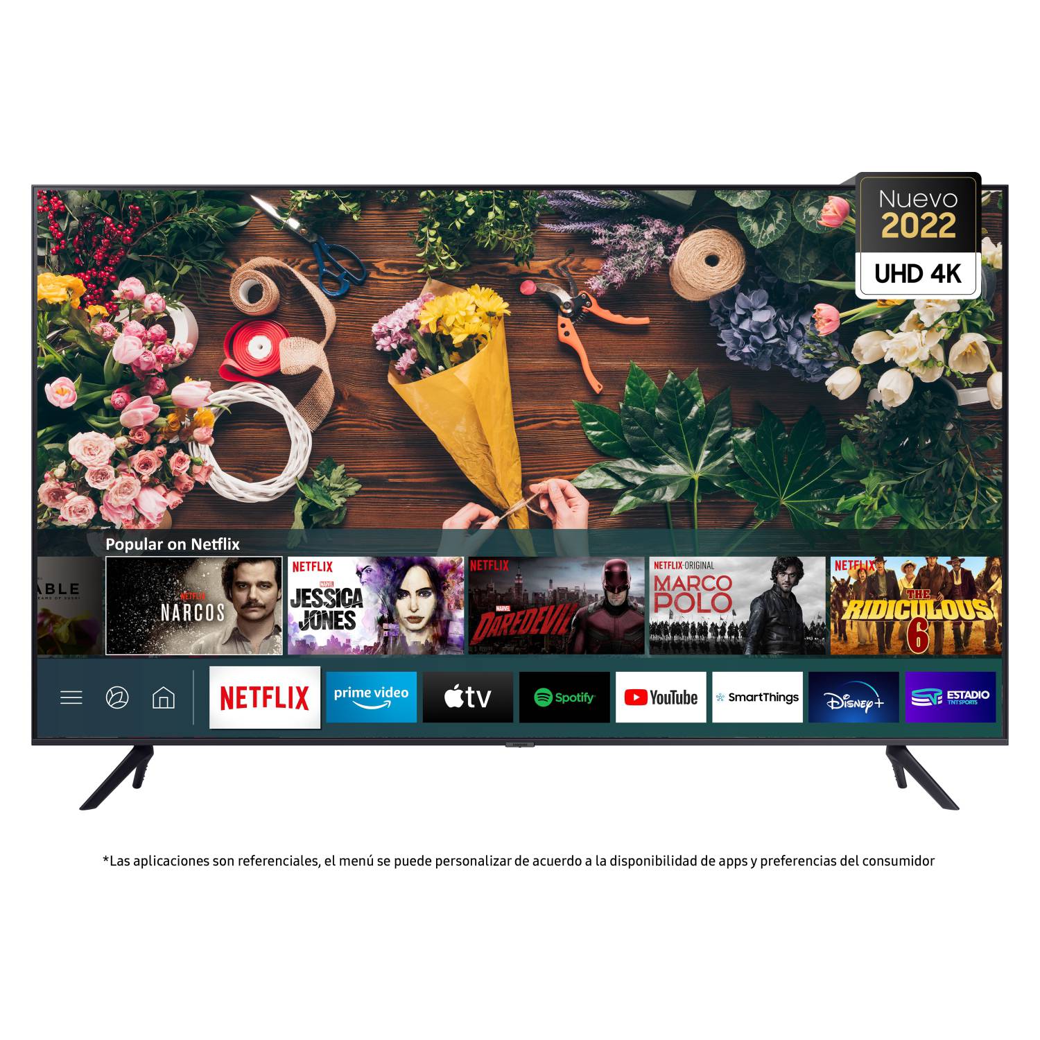 Televisor Samsung LED 43"" AU7090 UHD 4K Smart TV 2022