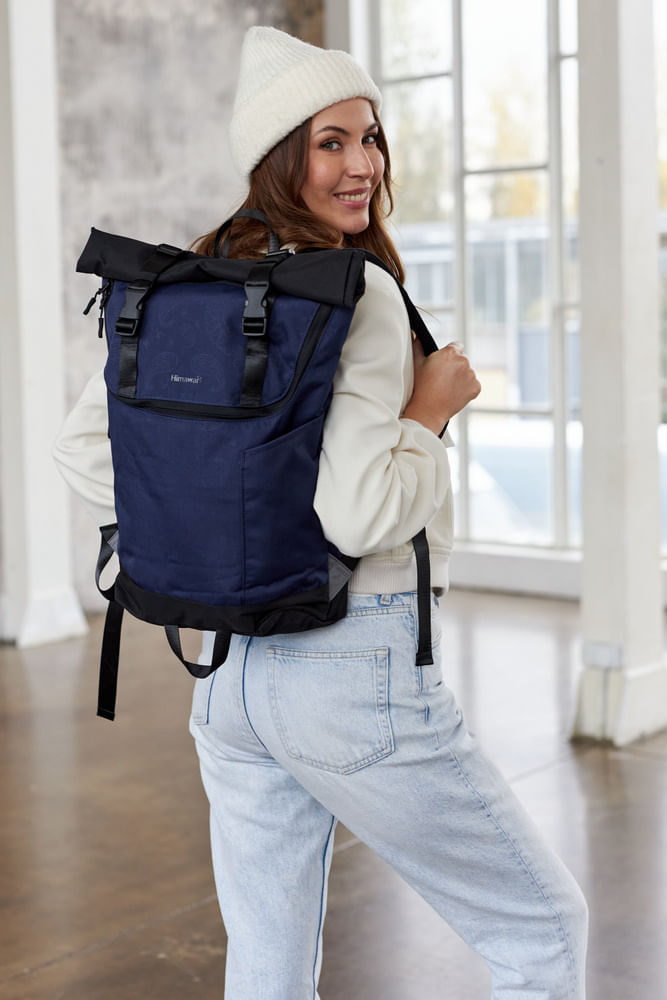 Himawari - Mochila H1682-2 Polyester - Azul
