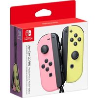 Joy - Con (L/R) Pastel Rosado/Pastel Amarillo (Nintendo Switch)