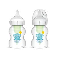 Set x2 Biberones Edición Especial Boca Ancha 5 oz - Elefantes
