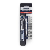 Set de Dados Milimétricos Hex 1/2"" x 12 Piezas Bremen 6658