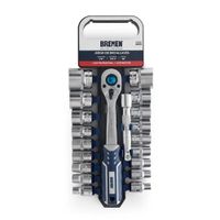 Set de Dados Milimétricos Hex 1/2"" x 20 Piezas Bremen 6659