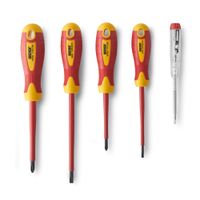 Set de Desarmadores para Electricista x 5 Piezas Bremen 7170