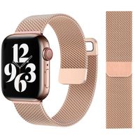 CORREA MILANESE IMANTADA ROSA GOLD 42/44/45/49 MM PARA APPLEWATCH Y SMARTWATCH