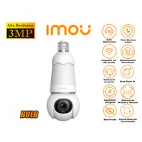 Cámara Seguridad Foco Wi-Fi Imou BULB CAM 3MP Gira 360° Noche Color