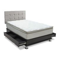Dormitorio Cuadros Pocket 5 Estrellas 1.5 Plazas Gris