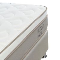 Box Tarima Path Niebla 2 Plazas R.N Bennet Natural + 2 Almohadas