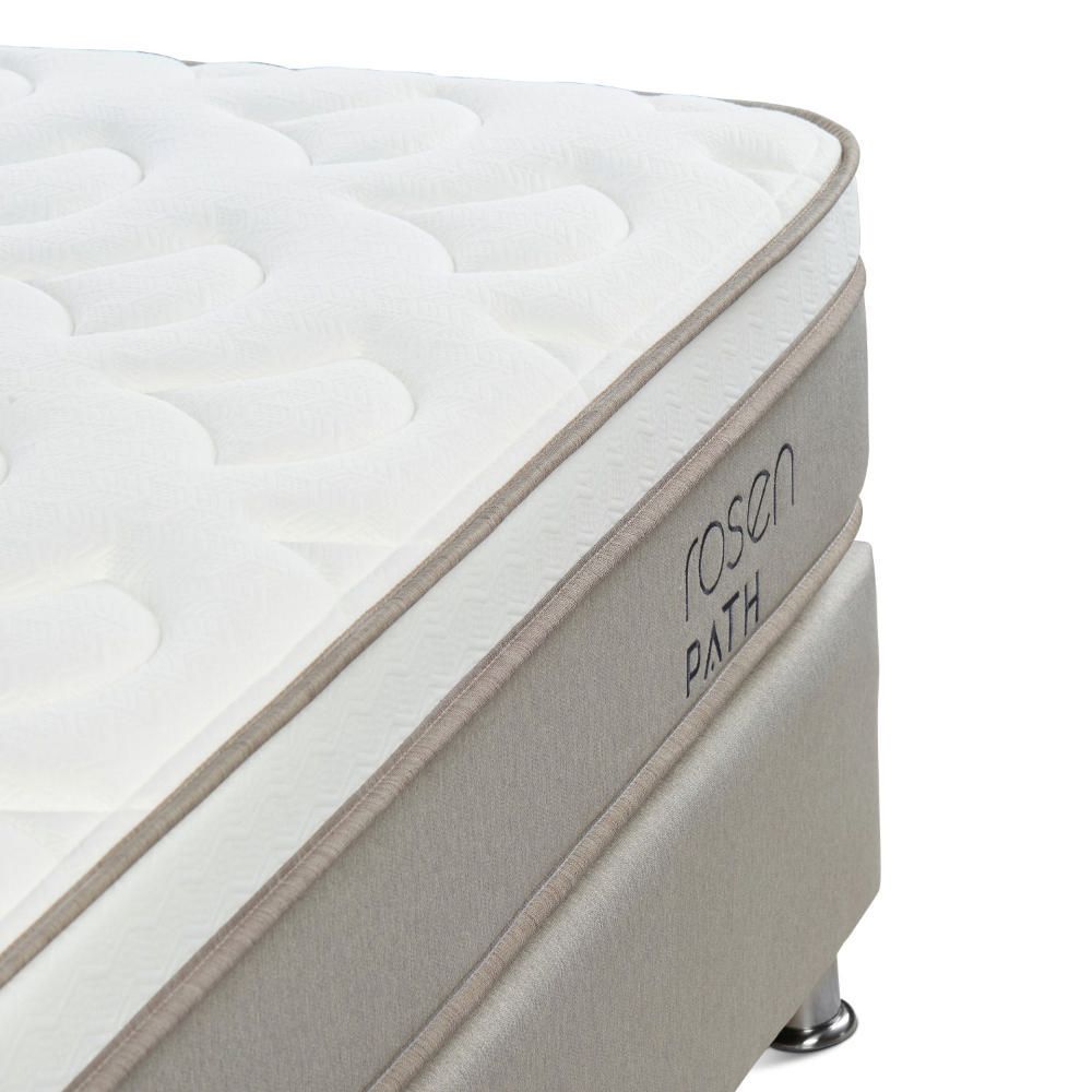 Box Tarima Path Niebla 2 Plazas R.N Bennet Natural + 2 Almohadas