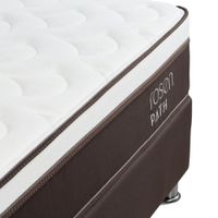 Box Tarima Path Café Queen R.N Bennet Grafito + 2 Almohadas