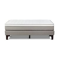 Cama Europea Path Niebla Queen R.West Niebla + 2 Almohadas