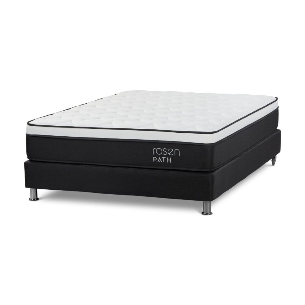 Box Tarima Path 2 Plazas Grafito + 2 Almohadas
