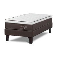 Cama Europea Path 1 Plaza Café + 1 Almohada