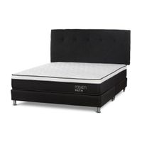 Box Tarima Path Queen R.N Bennet Grafito + 2 Almohadas
