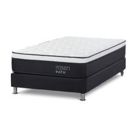 Box Tarima Path 1.5 Plazas Grafito + 1 Almohada