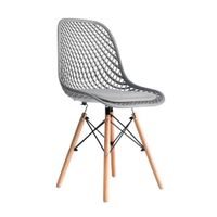 Silla De Diseño Nordic Gris Bonno