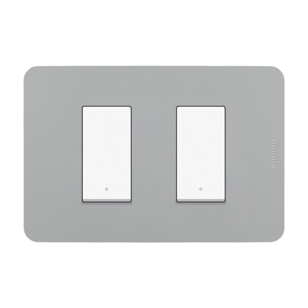 Interruptor Doble Gris Matix Go Bticino