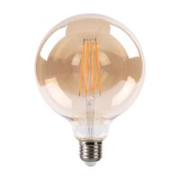 Foco LED Orange G125 Ambar E27 7w Luz Cálida