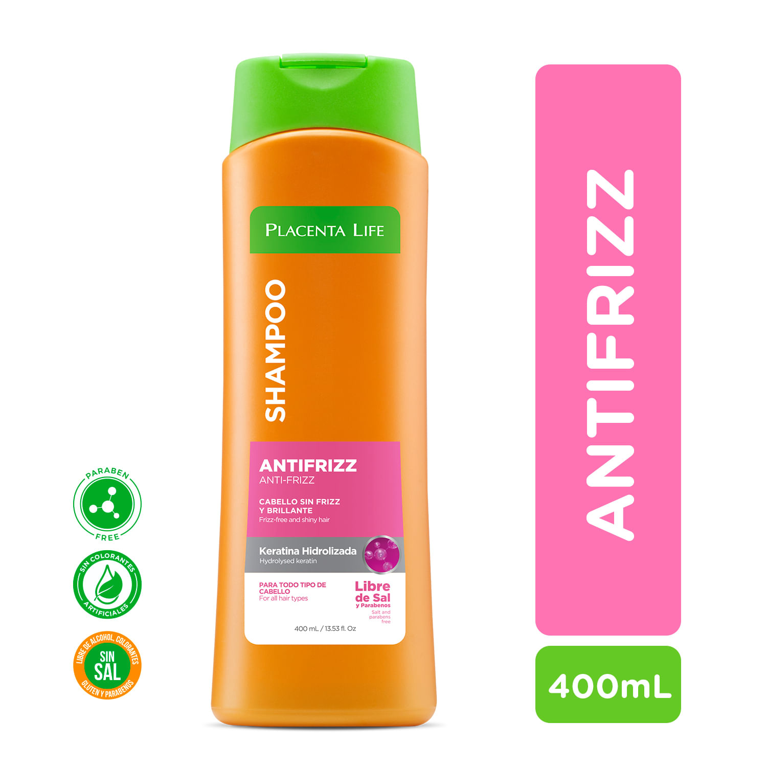 Placenta Life Shampoo Antifrizz 400ml