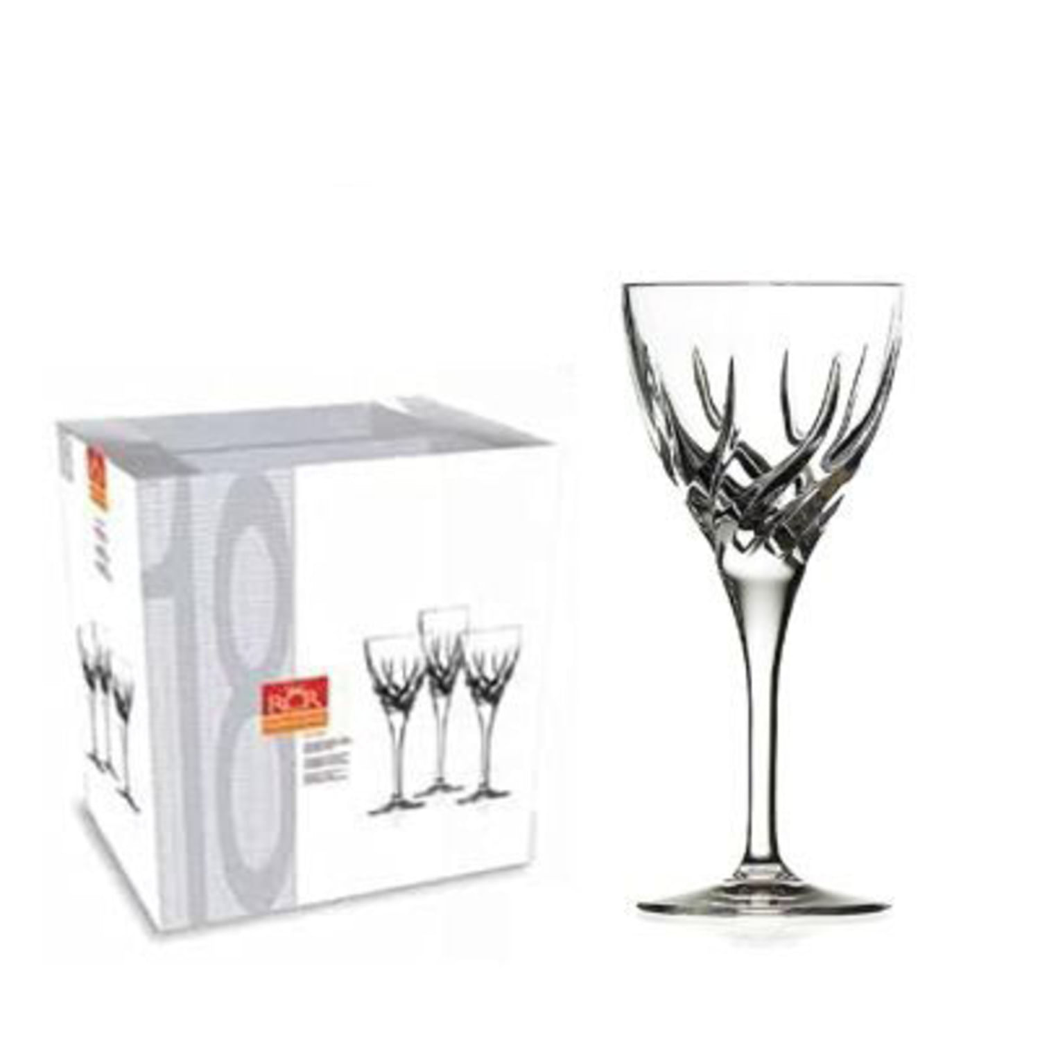 Copas de Cristal 25 Cl RCR X6 Hecho en Italia