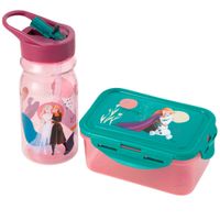 Set FROZEN Botella + Táper Hermético 2un