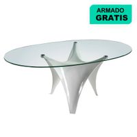 Mesa Redonda Princesa de Vidrio