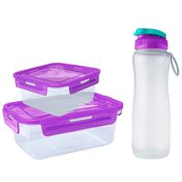 Set de Táper BASA 3un + Botipop 500ml