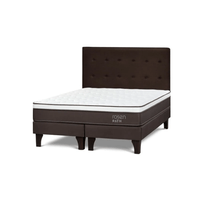 Cama Europea Path Café Queen R.West Café + 2 Almohadas