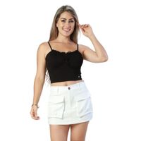 Falda Fordan Jeans Mujer Falda Short