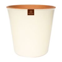 Maceta Cerámica Zaia 20 Hueso Crema